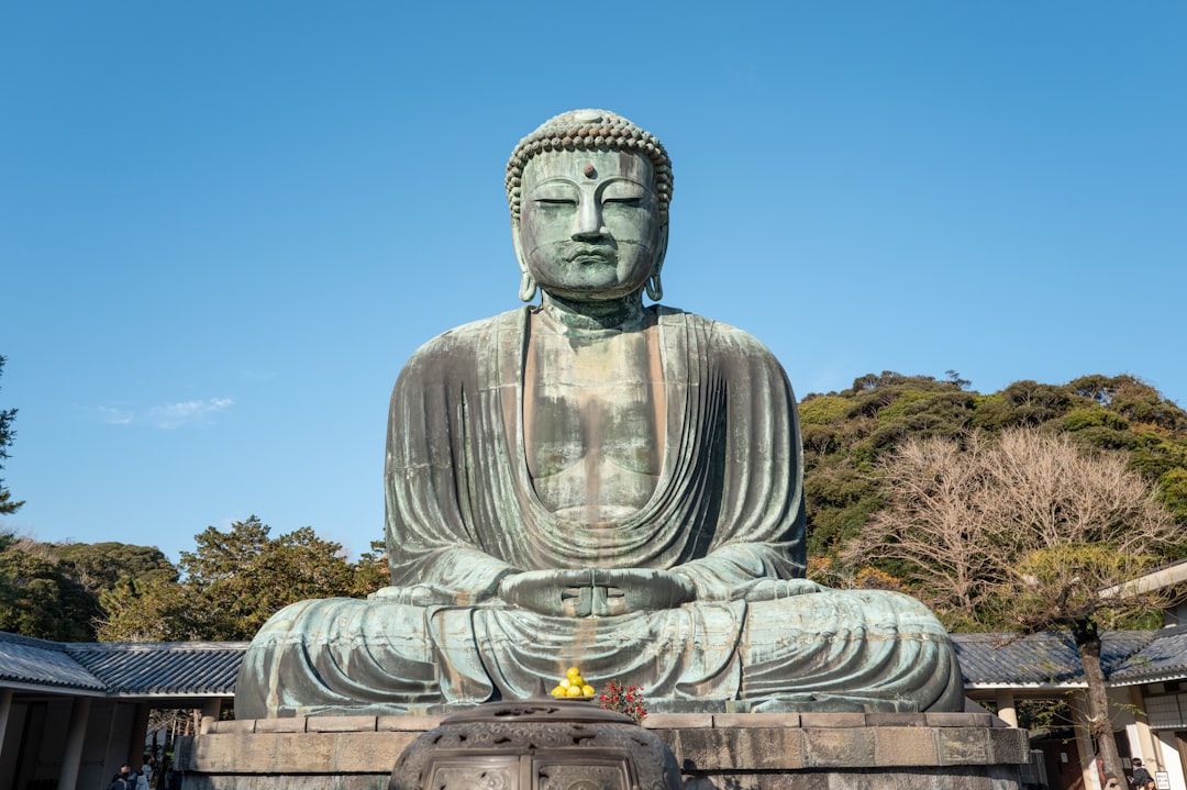a-large-buddha-statue-sitting-in-front-of-a-building-4vixdxza88s